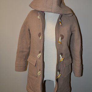 Mini Boden Wool Pea Coat Jacket (Kids 9 - 10 Y)